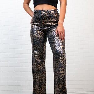 Kristina Leopard Print Jeans